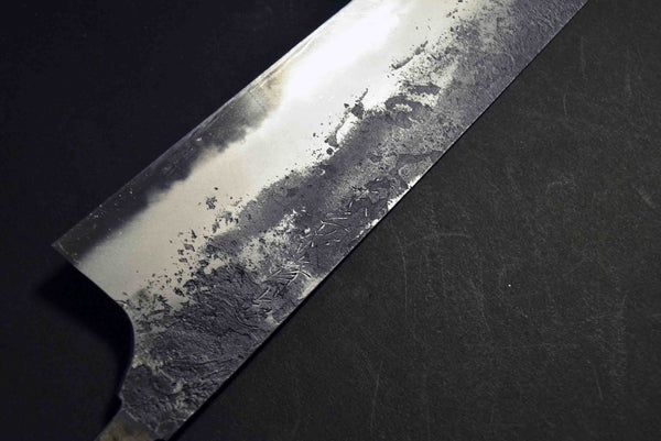 ●Chef Knife Mazaki Naoki Hon Sanmai Blue 1 Black Nashiji Kiritsuke Gyuto 240mm 5.11