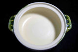 ●Japanese Bizan Kiln Banko Ware Donabe Japanese Hot Pot Autumn Motif Lidded Clay Pot 153- 5.18