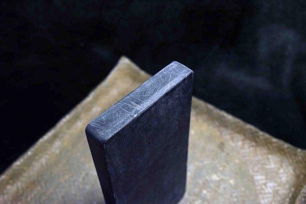●Japanese Natural Whetstone *Finer* Tsushima Black 548g Nagasaki Pref. 5.10