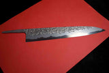 ●Japanese Chef Knife Kisuke Manaka Kurogane Series Blue 1 Tsuchime Sujihiki 270mm 5.10