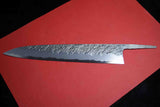 ●Japanese Chef Knife Kisuke Manaka Kurogane Series Blue 1 Tsuchime Sujihiki 270mm 5.10