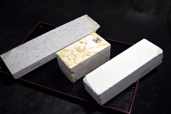 ●Japanese Natural Whetstone Palm Size stone 3 x Assort 1384g for knives TK160 5.24