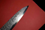 ●Japanese Chef Knife Kisuke Manaka Kurogane Series Blue 1 Tsuchime Sujihiki 270mm 5.10