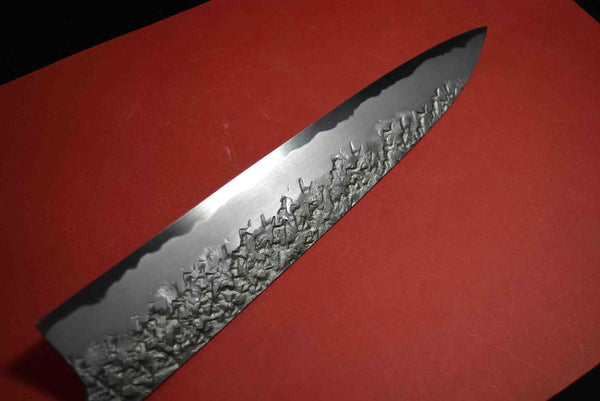 ●Japanese Chef Knife Kisuke Manaka Kurogane Series Blue 1 Tsuchime Sujihiki 270mm 5.10