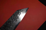 ●Japanese Chef Knife Kisuke Manaka Kurogane Series Blue 1 Tsuchime Bunka 165mm 5.10