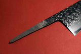 ●Japanese Chef Knife Kisuke Manaka Kurogane Series Blue 1 Tsuchime Bunka 165mm 5.10