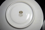 ●Sango China Japan Blue Floral Porcelain Cup & Saucer Set 4 Place Settings Vintage 174 6.14