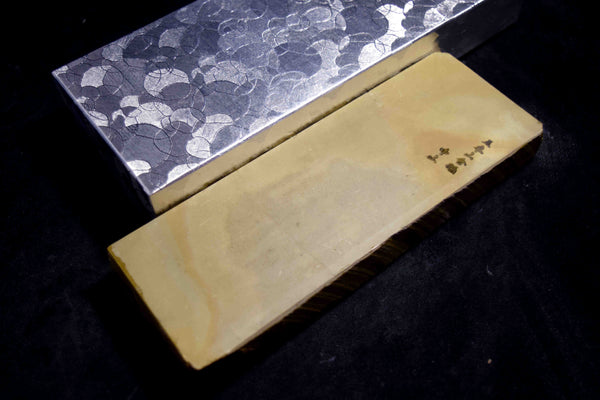 ●Japanese Natural Whetstone Nakayama Asagi 607g Grit #10000 Lv.4.5- Kyoto Japan *F/S 6.06