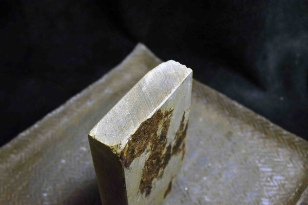●Japanese Natural Whetstone *Rare* Shobudani ’Gosenryo' Asagi 678g Dai Gokujo  5.30