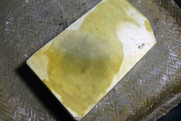 ●*Rare* Japanese Natural Whetstone Wakasa Tamurayama Asagi Dai Gokujo 746g Fukui Pref. 5.30