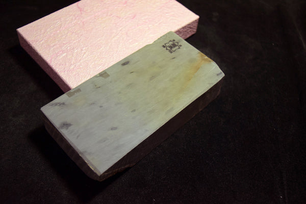 ●Japanese Natural Whetstone Shohonyama  Ozaki Karasu 657g from Kyoto 6.13