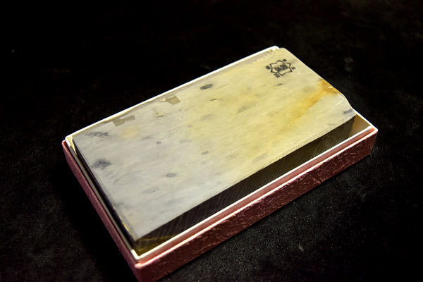 ●Japanese Natural Whetstone Shohonyama  Ozaki Karasu 657g from Kyoto 6.13