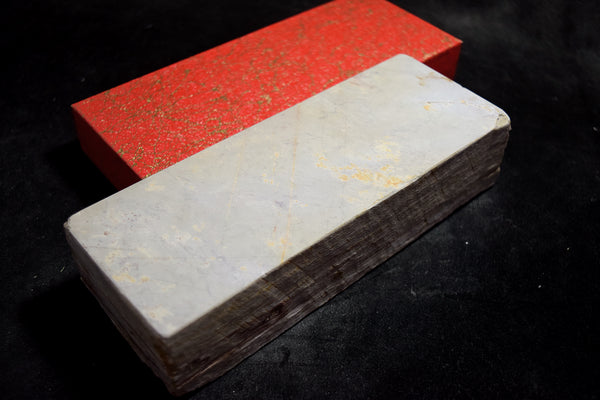 ●Japanese Natural Whetstone Shohonyama Shobudani Blue Suita 1611g Kyoto 6.20