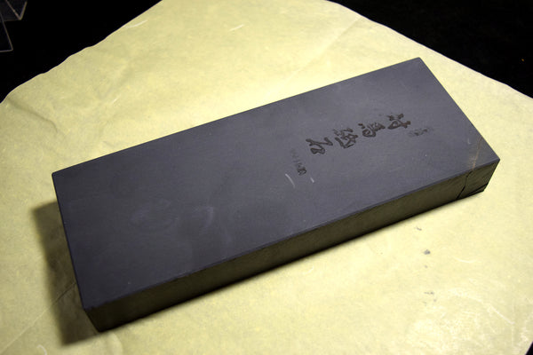 ●Japanese Natural Whetstone Tsushima Black 30'Size+ 1126g Nagasaki Pref. 6.28