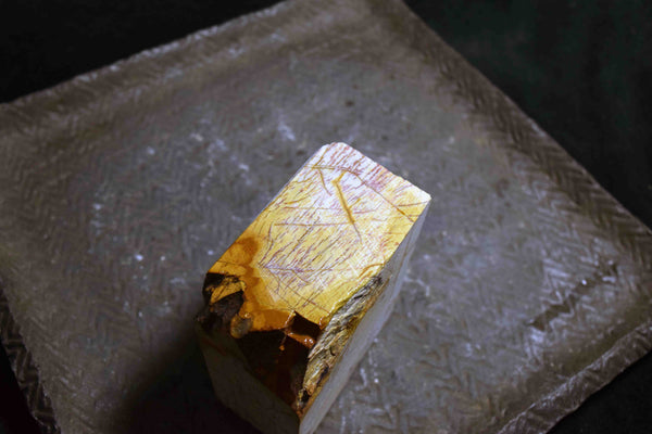 ●Japanese Natural Whetstone *Rare* Small Yaginoshima Renge Suita 566g from Kyoto 6.27