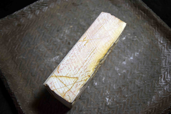 ●Japanese Natural Whetstone *Rare* Small Yaginoshima Renge Suita 621g from Kyoto 6.27