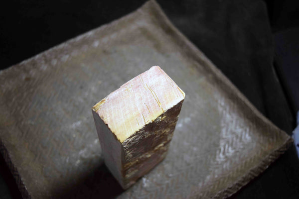 ●Japanese Natural Whetstone *Rare* Small Yaginoshima Renge Suita 621g from Kyoto 6.27