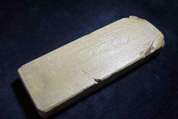 ●Japanese Natural Whetstone Soft Umajiyama *Vintage Akapin 582g Kyoto 7.24