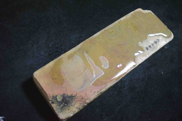 ●Japanese Natural Whetstone Soft Umajiyama *Vintage Akapin 582g Kyoto 7.24