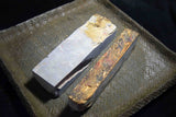 ●Japanese Natural Whetstone Small San Shape Mizukihara Renge Suita & Aiiwatani Karasu Set 1022g 8.01