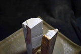 ●Japanese Natural Whetstone Small San Shape Mizukihara Renge Suita & Aiiwatani Karasu Set 1022g 8.01