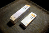 ●Japanese Natural Whetstone Nagura Size Hideriyama Renge & Suminagashi Set 431g 8.01