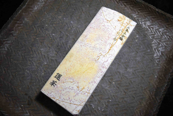 ●Japanese Natural Whetstone *Rare* Yaginoshima Renge Suita 467g from Kyoto 7.24