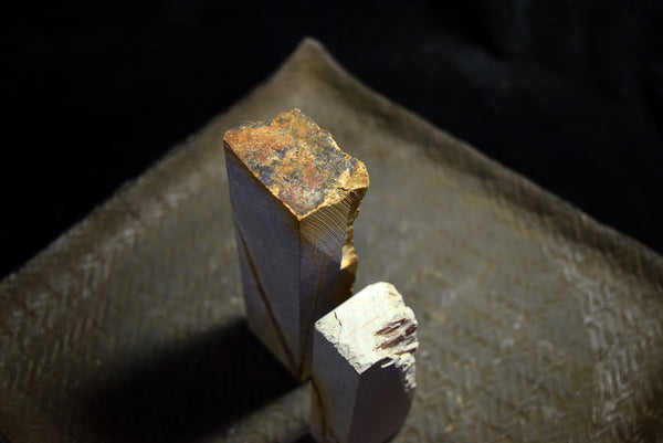 ●Japanese Natural Whetstone Nagura Size Hideriyama Renge & Suminagashi Set 431g 8.01