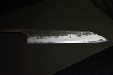 ●Japanese Chef Knife Mazaki Naoki White 2 Kuro Nashiji Kiritsuke Gyuto 225mm 8.09