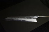 ●Japanese Chef Knife Mazaki Naoki White 2 Kuro Nashiji Kiritsuke Gyuto 225mm 8.09