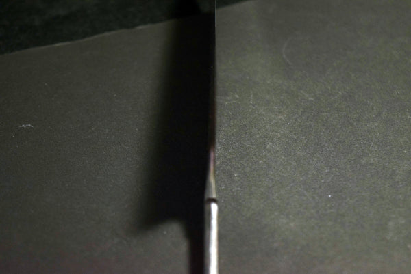 ●Japanese Chef Knife Mazaki Naoki White 2 Kuro Nashiji Kiritsuke Gyuto 225mm 8.09