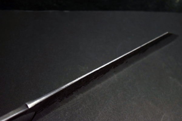●Japanese Chef Knife Mazaki Naoki White 2 Kuro Nashiji Kiritsuke Gyuto 225mm 8.09