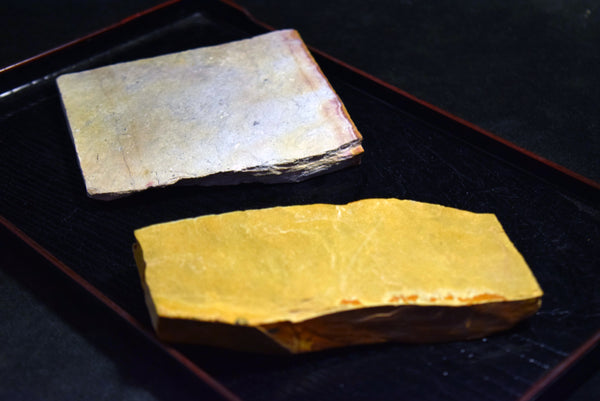 ●Japanese Natural Whetstone Sword’s Jizuya ( Narutaki ) & Hazuya ( Uchigumori) 347g 8.08