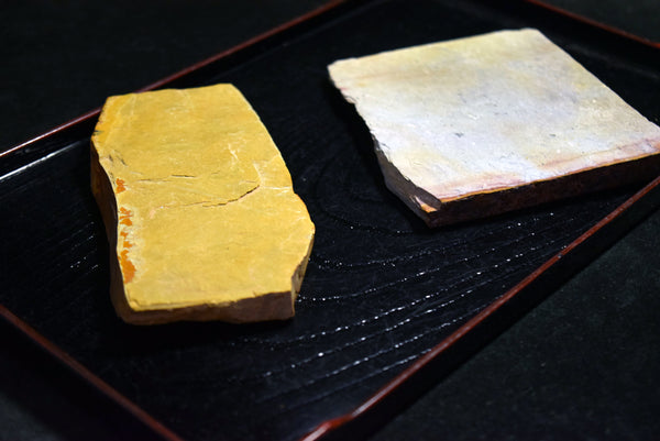●Japanese Natural Whetstone Sword’s Jizuya ( Narutaki ) & Hazuya ( Uchigumori) 347g 8.08