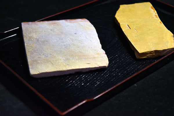●Japanese Natural Whetstone Sword’s Jizuya ( Narutaki ) & Hazuya ( Uchigumori) 347g 8.08