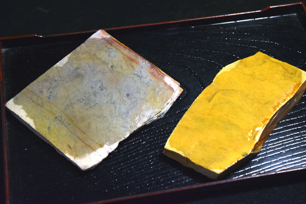 ●Japanese Natural Whetstone Sword’s Jizuya ( Narutaki ) & Hazuya ( Uchigumori) 347g 8.08