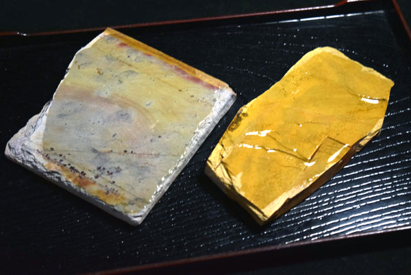 ●Japanese Natural Whetstone Sword’s Jizuya ( Narutaki ) & Hazuya ( Uchigumori) 347g 8.08