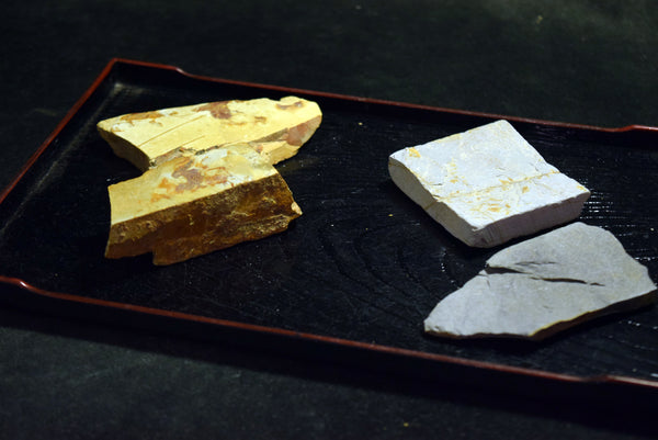 ●Japanese Natural Whetstone Sword’s Jizuya ( Narutaki ) & Hazuya ( Uchigumori) 303g 8.08