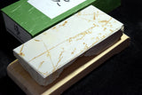 ●Japanese Natural Whetstone Ohira Shiro Suita w/ wooden base 832g from Kyoto 8.15