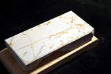 ●Japanese Natural Whetstone Ohira Shiro Suita w/ wooden base 832g from Kyoto 8.15