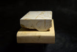 ●Japanese Natural Whetstone Ohira Shiro Suita w/ wooden base 832g from Kyoto 8.15
