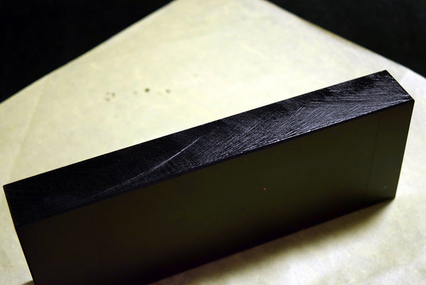 ●Japanese Natural Whetstone Tsushima Black 30'Size+ 1196g Nagasaki Pref. 8.22