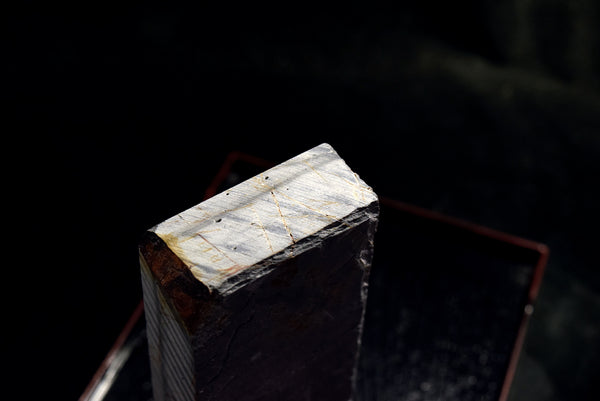 ●Japanese Natural Whetstone Ohira *Uchigumori* Haze 677g  Kyoto 8.29