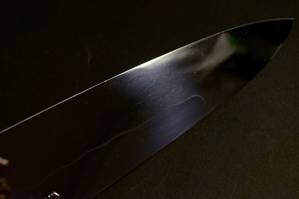 ●Japanese Chef Knife Kenji Togashi White 1 Mirror Polished Honyaki Gyuto 240mm 9.19
