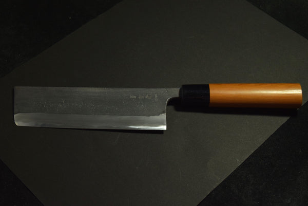 ●Japanese Chef Knife Shigefusa Black Nakiri 165mm *Pre-Ownwd* 8.22