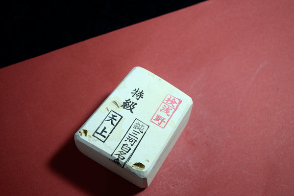 ●Japanese Natural Whetstone Asano Mikawa Nagura Tenjyo Tokkyu 147g from Aichi 9.07