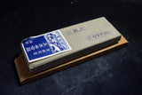 ●Japanese Natural Whetstone *Vintage* Narutaki Shiki Tomae 'Dai Gokujo' Asagi 500g from Kyoto 9.26