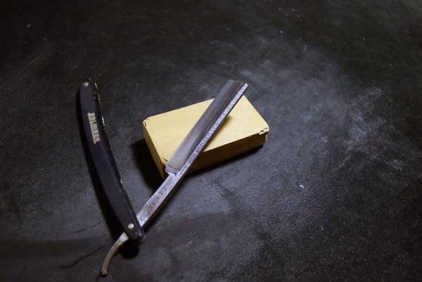 ●Japanese Natural Whetstone Vintage Nakayama Brown Kiita Nagura 112g Lv.4.5+ Kyoto 10.04