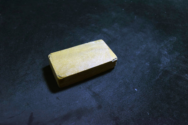 ●Japanese Natural Whetstone Vintage Nakayama Brown Kiita Nagura 112g Lv.4.5+ Kyoto 10.04