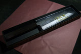 ●Japanese Chef Knife Hokiyama *Naoto Blue 1 Black Damascus Bunka 165mm 10.10